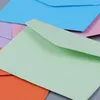 Embrulho de presente 100pcs 115x80mm Design colorido mini envelopes de convite