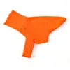 Hundekleidung Kleidung Windhund Rollkragenpullover Baumwollfaden Stretch Orange Unterhemd für kleine und mittelgroße Hunde geeignet