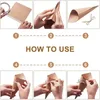 Present Wrap 50 PCS/Set Kraft Paper Candy Torkad Rose Petal Wrapping for Wedding Party Festival Christ Chuld Decoration