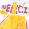 Kid Tracksuit Boy Girl Clothing Set Spring Casual Long Sleeve Letter Zipper Outfit Infant Baby Clothes 1 2 3 4 Years 240407