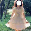 Abiti da festa estate lolita op vestito donna kawaii giapponese dolce mazzola mazzo