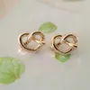 Stud Earrings Simple Fashion Gold Color Statement Big Geometric For Women Earring Boho Jewelry Wholesale