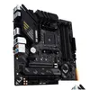 Moderbrädor AMD Ryzen 7 5700G R7 CPU Lägg till ASUS TUF Gaming B550M Plus ATX Micro-ATX Motherboard Set AM4 Support R5 R9 Processor Drop Dh6EF