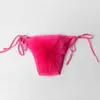 Cy al por mayor Mujeres sexys de piel de pelos bywimwear bikini para mujer tanga personalizada