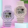 Armbanduhren Synoke Digitale Uhren Lady Sports Luminous Multifunktion wasserdichte Chrono Armbanduhren Outdoor Girls Fashion Student Wache