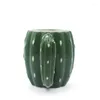 Mugs Ceramic Cup Cactus Coffee Green Mug Export Cross Border Selling Couple