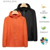 Outdoor Jackets Hoodies Heren Hiking Camping Waterdichte jas Vrouwen Reflecterende ritszonbescherming Kleding Unielex groot formaat Outdoor Wind Breakers L48