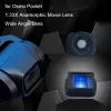 Gimbal Anamorphic Movie Wideangle Lens Vlog Video Shooting Easy Install Lens for DJI Osmo Pocket 1/2 Handheld Gimbal Accessories