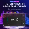 Adapter tonlish NFC 2 in 1 Bluetooth audio -zenderontvanger 15m transmissie afstand verliesloze geluidskwaliteit met USB RCA AUX -poorten