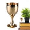 Tassen Pentagramm Goblet Messing Vintage Altar Chalice Cup Art Craft Decoration Home