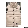 Mens Vests Jacket Oversized Style Down Vest Autumn Winter Fashion Bodywarmer Waterproof Coat361U Drop Delivery Apparel Clothing Outerw Ot6Ok