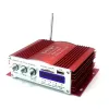 Radio Kentiger 3001 Amplificateur à 4 canaux avec télécommande USB / SD Card Player FM Radio 12V5A Adaptateur d'alimentation et câble AUX Facultatif