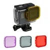 Câmeras 40 metros subaquáticos kit de estojo à prova d'água Montagem da caixa de moradia para a GoPro Hero 7 6 5 Black Go Pro Hero Acessórios