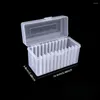 Bouteilles de stockage Chzimade 12pcs Boîte de collecte de pièces de monnaie Conteneur de protection du support transparent