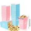 Great Wrap 10pcs Gênero Revela Party Popcorn Boxes Sex Revels Revels Birthday Baby Supplys Supplies Candy