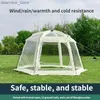 Tält och skyddsrum dyker upp bubbla tält carpa tente de camping kupol utomhus vattentät ny transparent varm pvc solrum stjärnbubbla bubbla hus l48