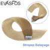 Europe Tape in Human Hair Skin Weft 100% Human Remy Hair 20pcs Adhesive Natural Tape in Hair s 1224 240408