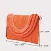 Evening Bags Women Holiday Woven Bag Female Paper Grass Small Handheld Vacation Sea Straw Letter Sealing Wholesale