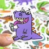 75 PCS Autocollants de dinosaure pour garçons enfants cool drôle étanché