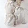 Подарочная упаковка для экологической хлопковой шнурки для свадебной вечеринки по случаю дня рождения упаковывать ювелирные украшения для домашней пыли настройка размер и логотип