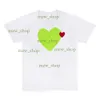 Spielen Modemenschen spielen T -Shirt -Designer Red Heart Commes Casual Women Shirts des Badge Garcons High Quanlity T -Shirts Baumwollstickerei Play Hoodie Playground 550