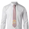 Laço amarra ted tampa rosa ursinho urso casual unissex pescoço tize camisa decoração de camisa estreita listrada slim cravat