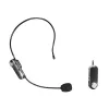 Microphones UHF Wireless Microphone Headset Wireless Microphone System Transmission One for Two Headset Microphone for Voice Amplifier