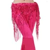 Stage Wear 1PC Belly Dance Costumes Sequins Tassel Hip Scarf For Women Thailand/India/Arab Skirt Waist Belt