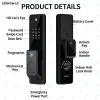 Verrouillage Autolock Digital Electronic Lock Biométrique Empreinte digitale Tuya WiFi Smart Door Lock Remote Unlock for Home Apartment G1 Pro