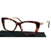 Ny Eleglant Lady Butterfly Glasses Frame Utsökta mode BUGREN RINESTONE DECORATED PLANK FULLRIM 54-17-145 För receptbelagda glasögon