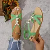 Sandals Beaded Women Wedges Platform Shoes Summer Dress Beach Slippers 2024 Designer Flip Flops Pumps Femme Zapatos Slides