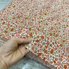 Varumärkesdesign Polyester Satin Fabric Natural Pure Cotton Poplin Fabrics Tyg för klänning Skjorta DIY Symaterial 240328