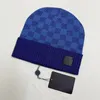 New Skull Fashin Designer Beanie Luxury Men Baseball Hut Sport Strick Hüte Schädelkappen ausgestattet klassisches Dreieck