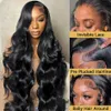 30 40 pouces Body Wave Lace Front Heuvains Hair Wigs for Women 13x4 HD Brazilian Hair Wigs 360 Full Lace Wig Hair Human Human Pré-cueillet 240408