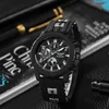 Andra klockor Fashion Mens Quartz Watch Gift Slicone Band Outdoor Sports Mens Watch Hot Selling Casual Watchl240403