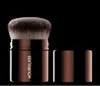 2016 New Makeup Tools Hourglass Retractable Kabuki Brush Metal FerrulePortable合成繊維ブラシの基礎緩んでいるPowde6913124