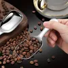 Colheres Worthbuy 304 Aço inoxidável feijão de café medindo colher de jantar espessado hanking curto chá sorvete de sobremesas