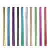 Drinking Straws 1Pcs 304 Stainless Steel Staws 12mm Straw Drink Pearl Milkshake Fat Bubble Tea For Cocktail Party With Brush