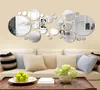 Wall Stickers 2632pcs Round Mirror 3D Sticker DIY TV Background Living Room Decor Bedroom Bathroom Home Decoration6632253