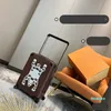 9a 여행 여행 가방 디자이너 수하물 패션 유니와이드 섹스 여자 가방 원래 꽃 편지 지갑 상자로드 박스 스피너 유니버설 휠 더플 백