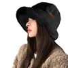 Berets zima grube pluszowy czapek dorosły ciepłe kobiety unisex 2024 CAP K3L0
