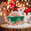 Устаньте контейнеры 5 сетов десерт Рождественский обнимание в ковш