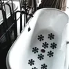 Badmattor 10st icke-halkat badkar klistermärken Blommaformade antislidningar för badrumsduschgolv trappor