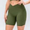 Ll yoga shorts croisés