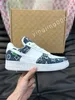2024 Luxury Designer Skate Casual Shoes Calfskin Leather Black White Green Red Blue Leather Overlay RD240206