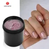 Gel mshare 1 kg rosa klar gelé gel för nagelförlängning snabb gel vit rosa brun snabbbyggnad