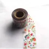 Decoraties 10 Rolls Drooge bloem ontwerpen Nagelfolie Set 4 cm*50m lavendelstickers voor nagels kunstoverdracht manicure tips decoratie