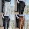 Pantano de ajuste delgado pantalones de tamaño grande 2023 primavera/verano nuevos pantalones de color sólido