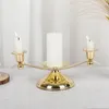 Bandlers Nordic Romantic Candlelight Dîner Accessoires Western Dining Table Creative Metal Metal Household Decorative Orn