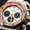 AP Mechanische polshorloge Royal Oak Offshore 26234SR Automatische mechanische meter 37 mm Dames precisie staal 18K Rose Gold Diamond Watch